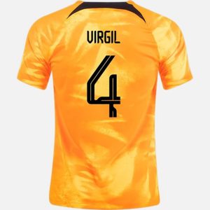 Camiseta Países Bajos Virgil van Dijk 4 Primera Equipación 2022