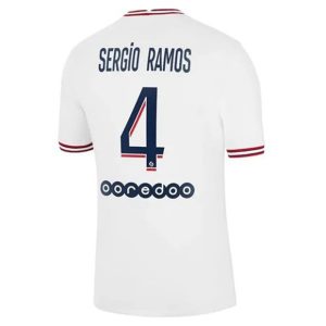 Camiseta Paris Saint Germain PSG Fourth Sergio Ramos 4 Primera Equipación 2021 2022
