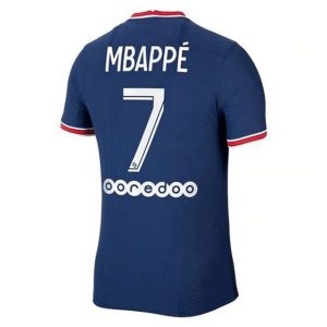 Camiseta Paris Saint Germain PSG Kylian Mbappé 7 Primera Equipación 2021 2022