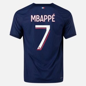 Camiseta Paris Saint Germain PSG Kylian Mbappé 7 Primera Equipación 2023-24