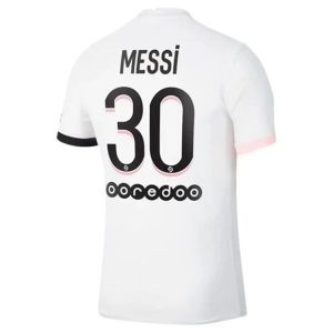 Camiseta Paris Saint Germain PSG Lionel Messi 30 Segunda Equipación 2021 2022