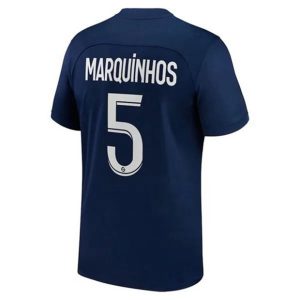 Camiseta Paris Saint Germain PSG Marquinhos 5 Primera Equipación 2022-23