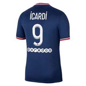 Camiseta Paris Saint Germain PSG Mauro Icardi 9 Primera Equipación 2021 2022