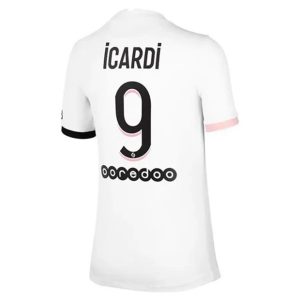 Camiseta Paris Saint Germain PSG Mauro Icardi 9 Segunda Equipación 2021 2022