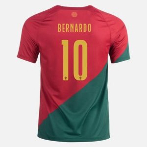 Camiseta Portugal Bernardo Silva 10 Primera Equipación 2022