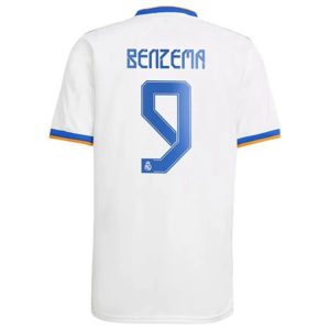 Camiseta Real Madrid Karim Benzema 9 Primera Equipación 2021 2022