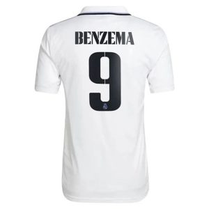 Camiseta Real Madrid Karim Benzema 9 Primera Equipación 2022-23