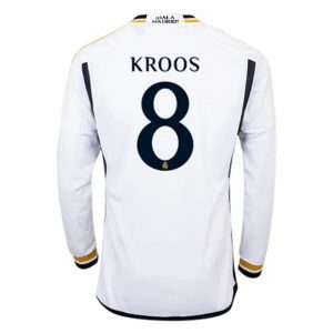 Camiseta Real Madrid Toni Kroos 8 Primera Equipación 2023-2024 - Manga Larga