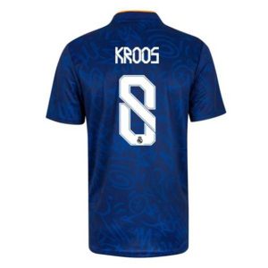 Camiseta Real Madrid Toni Kroos 8 Segunda Equipación 2021 2022