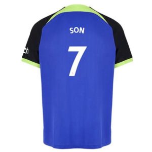 Camiseta Tottenham Hotspur Son Heung-min 7 Segunda Equipación 2022-23