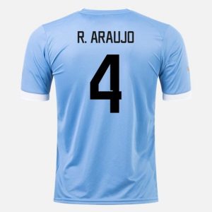 Camiseta Uruguay Ronald Araújo 4 Primera Equipación 2022