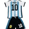Conjunto Argentina Messi 10 Primera Equipación Niño 2022 2023