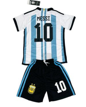 Conjunto Argentina Messi 10 Primera Equipación Niño 2022 2023
