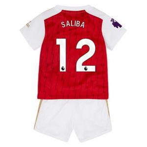 Conjunto Arsenal Saliba 12 Primera Equipación Niño 2023-2024