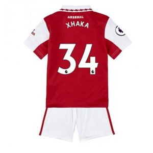 Conjunto Arsenal Xhaka #34 Primera Equipación Niño 2022-23
