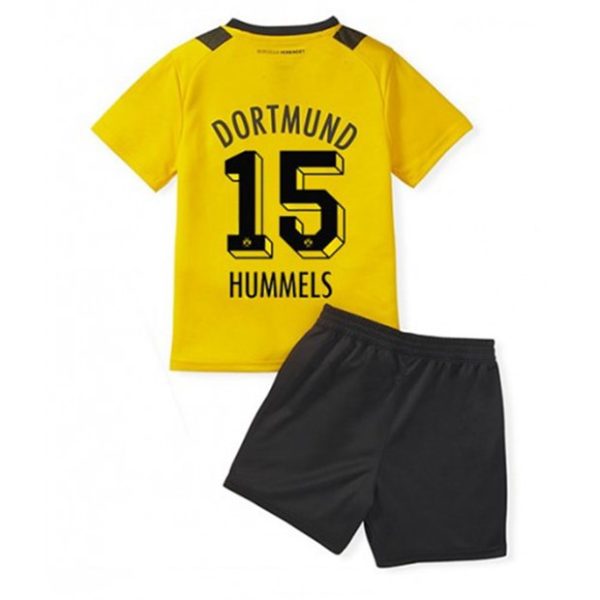 Conjunto BVB Borussia Dortmund Mats Hummels #15 Primera Equipación Niño 2022 2023