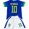 Conjunto Brasil Neymar Jr 10 Segunda Equipación Niño 2022