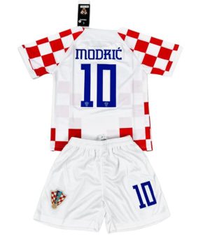 Conjunto Croacia Luka Modric 10 Primera Equipación Niño 2022