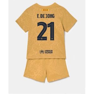 Conjunto FC Barcelona F. De Jong 21 Segunda Equipación Niño 2022 2023