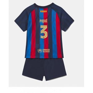 Conjunto FC Barcelona Gerard Piqué 3 Primera Equipación Niño 2022-23