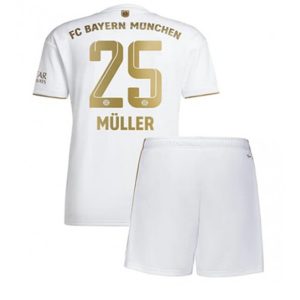 Conjunto FC Bayern Munich Thomas Müller 25 Segunda Equipación Niño 2022-23