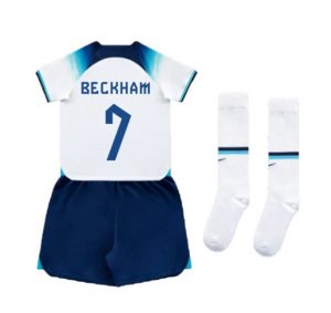 Conjunto Inglaterra Beckham 7 Primera Equipación Niño 2022