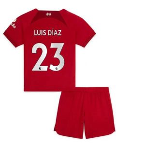 Conjunto Liverpool Luis Diaz 23 Primera Equipación Niño 2022-23