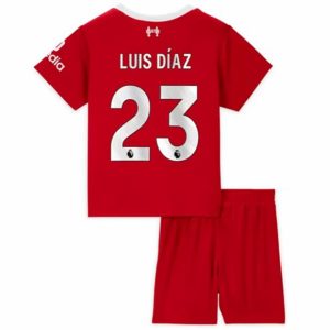 Conjunto Liverpool Luis Diaz 23 Primera Equipación Niño 2023-2024