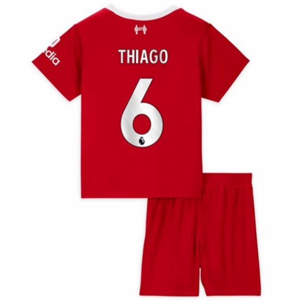Conjunto Liverpool Thiago 6 Primera Equipación Niño 2023-2024