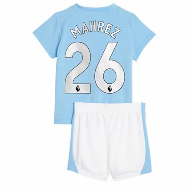 Conjunto Manchester City Riyad Mahrez 26 Primera Equipación Niño 2023-2024