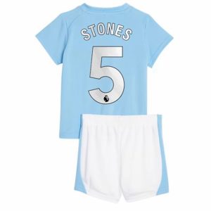 Conjunto Manchester City Stones 5 Primera Equipación Niño 2023-2024