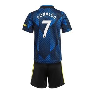 Conjunto Manchester United Cristiano Ronaldo 7 Tercera Equipación Niño 2021-22