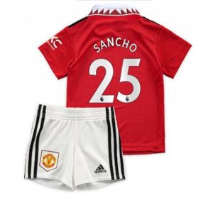 Conjunto Manchester United Jadon Sancho 25 Primera Equipación Niño 2022-23