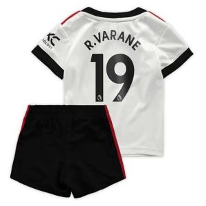 Conjunto Manchester United R. Varane 19 Segunda Equipación Niño 2022-23