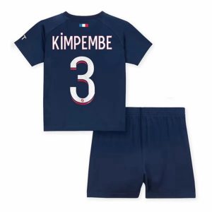 Conjunto Paris Saint Germain PSG Kimpembe 3 Primera Equipación Niño 2023-2024