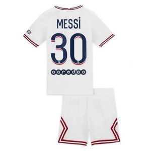 Conjunto Paris Saint Germain PSG Lionel Messi 10 Fourth Primera Equipación Niño 2021-22