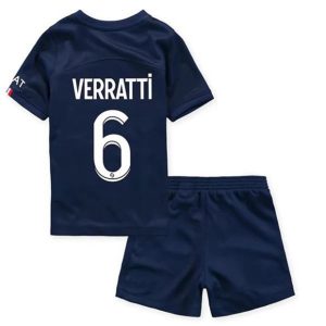 Conjunto Paris Saint Germain PSG Marco Verratti 6 Primera Equipación Niño 2022-23