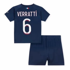 Conjunto Paris Saint Germain PSG Marco Verratti 6 Primera Equipación Niño 2023-2024