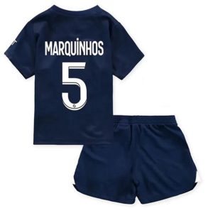 Conjunto Paris Saint Germain PSG Marquinhos 5 Primera Equipación Niño 2022-23