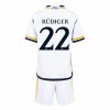 Conjunto Real Madrid Antonio Rüdiger 22 Primera Equipación Niño 2023-2024
