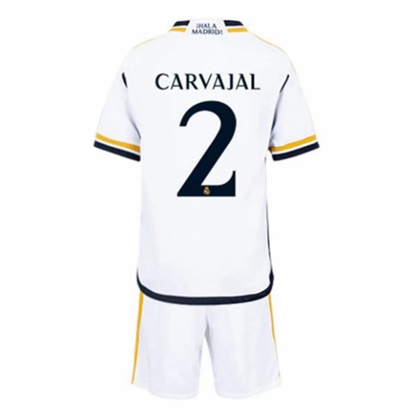 Conjunto Real Madrid Carvajal 2 Primera Equipación Niño 2023-2024
