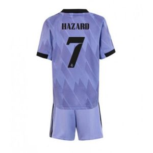 Conjunto Real Madrid Eden Hazard 7 Segunda Equipación Niño 2022-23