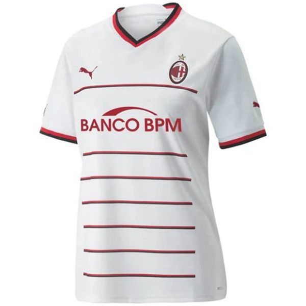 camiseta AC Milan Segunda Equipación Mujer 2022-23