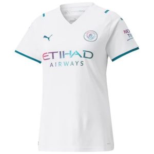 camiseta Manchester City Segunda Equipación Mujer 2021-22