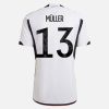 camiseta de futbol Alemania Thomas Müller 13 Primera Equipación 2022