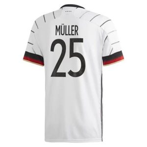 camiseta de futbol Alemania Thomas Müller 25 Primera Equipación 2021