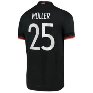 camiseta de futbol Alemania Thomas Müller 25 Segunda Equipación 2021