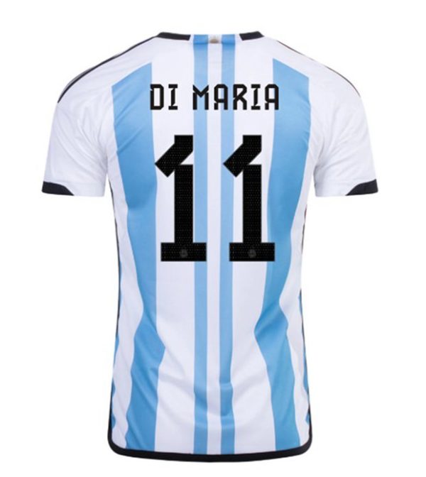 camiseta de futbol Argentina Ángel Di María 11 Primera Equipación 2022