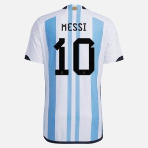 camiseta de futbol Argentina Lionel Messi 10 Primera Equipación 2022