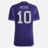 camiseta de futbol Argentina Lionel Messi 10 Segunda Equipación 2022
